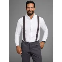 Man's World Hosenträger in bequemer Breite & extra Länge bis 130cm - im Streifendesign