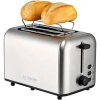 BOMANN Toaster TA 6080 CB, Toaster 2 Scheiben, integrierter Brötchenaufsatz