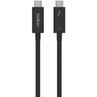 Belkin Connect Thunderbolt 4-Kabel USB-Kabel, USB-C, (200 cm), 2 m, aktiv, unterstützt gleichzeitig Stromversorgung, Datenübertragung