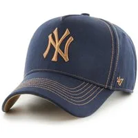 '47 Brand Baseball Cap '47 Brand Cap MLB New York Yankees Contrast Stitch '47 Clean Up (Basecap, Basecap, Clean Up Cap) Used-Look (Garment Wash)