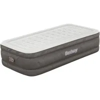 Bestway Luftbett Fortech™, (Packung, 1-tlg., mit integrierter Elektropumpe 191 x 97 x 46 cm), in 180 - 240 sek. aufgepumpt