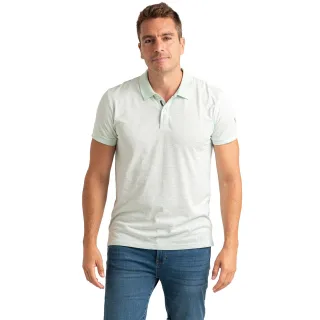 Herren Poloshirt mit kurzen Ärmeln und Flammensstruktur sowie Print PRI2646