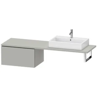 Duravit L-Cube Unterschrank für Konsole Betongrau Matt 720x547x400 mm - LC585400707 LC585400707