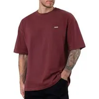 Smilodox T-Shirt Cedrik, Oversize Shirt aus 100% Baumwolle, Weiches Material, Modern Metallabel Baumwollshirt Kurzarmshirt moderne Details Freizeitshirt