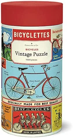 Cavallini PZL/BIC - Vintage Puzzle (Fahrräder) [1.000 Teile]