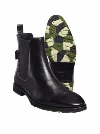 Gordon & Bros Herren Chelsea Gordon Schwarz Obermaterial: Rindleder
