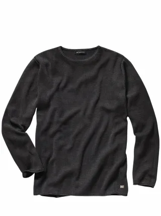 Mey & Edlich Herren Gefährten-Sweater Schwarz 100 % Baumwolle (bio)