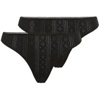 LSCN by LASCANA String (2er Pack) in schöner Pointelle-Qualtiät