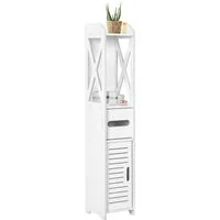 Youyijia Badezimmerspiegelschrank Bathroom Cabinet Narrow Tall Standing