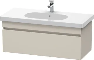 Duravit DuraStyle Waschtischunterbau wandhängend Taupe Matt 1000x453x398 mm - DS638509191 DS638509191