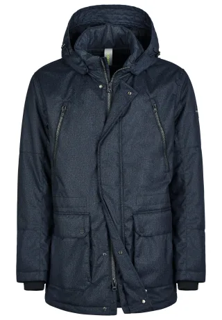 CALAMAR - Material Mix Parka dark blue - Gr. - 56