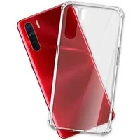 mtb more energy Smartphone-Hülle Clear Armor Case für Oppo A91 / F15 / Reno3, Transparente TPU Schutzhülle Case Backcover mit Anti-Shock Verstärkung