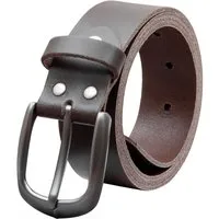 COLOGNEBELT Ledergürtel OM417-SL-Dunkelbraun MADE IN GERMANY, Dunkelbraun Kürzbar, 100 % Echtleder, Unisex