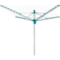 Leifheit Wäschespinne Wäscheschirm Linomatic 400 Easy, 40m Leinenlänge, Leinenautomatik, Easy-Lift-System, Bodenhülse