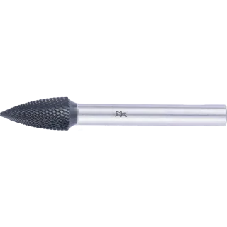 PFERD TOOLS Hartmetall Hochleistungsfrässtift MICRO Spitzbogen SPG Ø 10x20mm Schaft-Ø 6mm HICOAT beschichtet für die Feinbearbeitung - 21122672