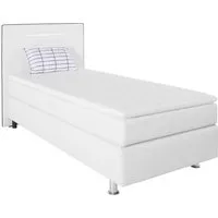 COLLECTION AB Boxspringbett London, inklusive Topper und Kissen, mit LED-Beleuchtung, Boxspringbett erhältlich in 90cmx200cm, 140cmx200cm & 180cmx200cm