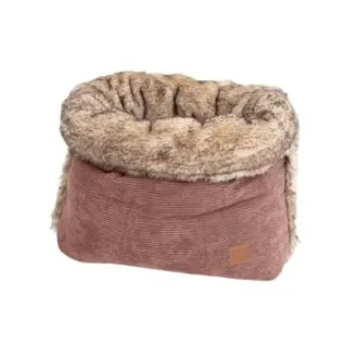 PET & Co. Pet & Co Hunde Kuschelkordel (Kunstfell) pink/ grau S