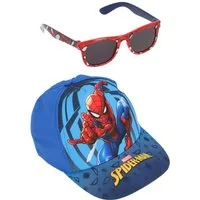 Spiderman Baseball Cap Kinder Cap mit Sonnenbrille Baumwolle Alltag Freizeit (Spar-Set)