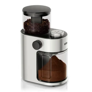 Braun Kaffeemühle "Fresh-Set Kaffeemühle KG 7070 - 15 Einstellungen, 220 g Behälter" 110 W Scheibenmahlwerk 220 gBohnenbehälter 2-12 Kaffeetassen Einstellungen, Überhitzungsschutz