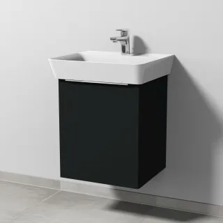 Sanipa 3way Waschtischunterbau zu Ideal Standard Connect Air Cube Waschtisch mit 1 Tür, Vulkan-Matt UP6451V