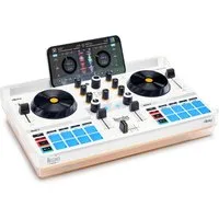 HERCULES DJ Controller Hercules DJControl Mix Ultra mobiler DJ-Controller, (Vollständig kabelloser DJ-Controller mit Akku), DJ-Controller