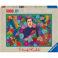 Ravensburger Puzzle Frida Kahlo's Paradies: Papageien, Affen und Blüten, 1000 Puzzleteile, Made in Germany
