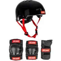 TONY HAWK Skatehelm Protective Set (black), Helm und Schonerset für Kinder