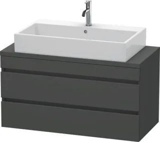 Duravit DuraStyle Konsolenwaschtischunterbau wandhängend Graphit Matt 1000x478x512 mm - DS530904949 DS530904949