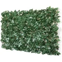 Coradoma Weidenzaun Gitterzaun ausziehbar 100x200cm Sichtschutz und Wand Dekoration, Zaunblende für Wohnzimmer, Garten, Balkon und Terrasse