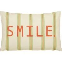 Mica Decorations Zierkissen Mica Decorations Smile Deko Kissen – 55 x 35 x 10 cm