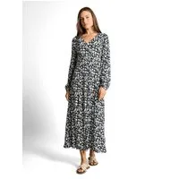 TOM TAILOR Midikleid mit All-Over Print