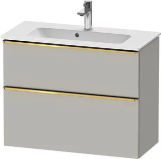 Duravit D-Neo Waschtischunterbau wandhängend Betongrau Matt 810x372x625 mm - DE4369034070000 DE4369034070000