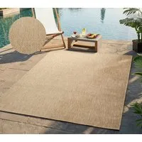 Bruno Banani Teppich Venezia, auch als Läufer, rechteckig, Höhe: 4 mm, In- und Outdoor geeignet, Sisal-Optik, Wetterfest & UV-beständig