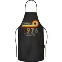 LOBO NEGRO® Grillschürze als Geschenk zum 50. Geburtstag Vintage bester Jahrgang 1976