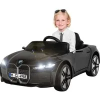 Actionbikes Motors Elektro-Kinderauto BMW i4 Kinder Elektroauto ab 3 Jahre, Belastbarkeit 30 kg, (2-tlg), Fernbedienung - Softstart - Stoßdämpfer