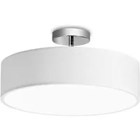 Zedelmaier Lampenschirm Deckenleuchte Deckenlampe mit Stoff, ohne Leuchtmittel, SchirmØ 38 cm, für Wohnzimmer Schlafzimmer Flur