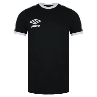 Umbro Ringer Herren T-Shirt, Schwarz/Weiß