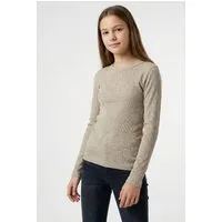 Name It Langarmshirt NKFNAKAL LS TOP NOOS in Basic-Form und leicht gerippter Qualität