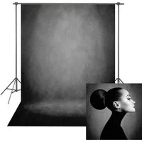 LuxusKollektion Fotohintergrund Retro Abstrakt Grau Porträt Fotografie Hintergrund Vinyl 150x210cm