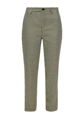 s.Oliver - Hose creme/schwarz - Gr. - 38