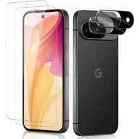 SmartUP Displayschutzglas 2X Schutzglas für Google Pixel 9 Panzerfolie Display Kamera Full 9H für Für Google Pixel 9, kompletter Rundumschutz