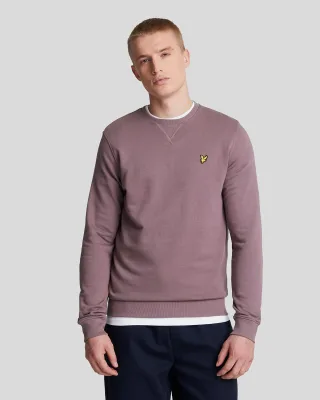 Sweatshirt mit Rundhalsausschnitt für Herren in Rosa