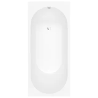 Villeroy und Boch Oberon 2.0 Rechteck-Badewanne UBQ181OBR2DV-01 180x80cm, weiß