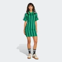 adidas Originals Shirtkleid INSPIRED GRAPHIC sportlicher Look, vom Fußball inspirierter Allover-Print
