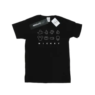Disney - "Mickey Mouse Deconstructed" T-Shirt für Herren (Schwarz)