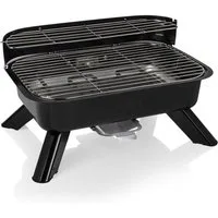 PRINCESS Elektrogrill Princess 112252 Hybrid-Grill – Tischmodell – Elektro- oder Holzkohlebe, 2000 W, Elektro- und Holzkohlegrill - 2000 W