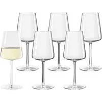 Stölzle Weißweinglas Power Weißweingläser 400 ml 6er Set, 6-tlg., Glas