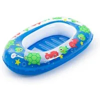 Bestway Kinder-Schlauchboot Bestway 34037 - Kinder-Schlauchboot Kiddie Raft 102 x 69 cm - Blau
