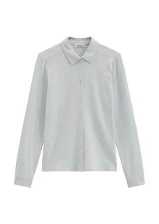 Marc OPolo Casual - Jersey-Poloshirt regular Frosty Blue - Gr. - M