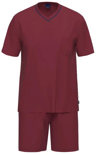 AMMANN - Org Pure Sa kurz V Hals merlot - Gr. - 56